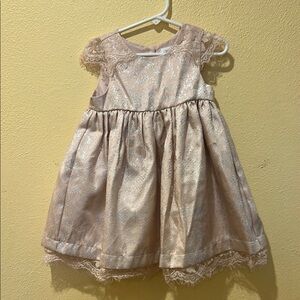 Elegant Pink Lace Dress for Girls